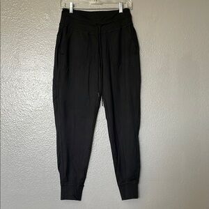 Lole Black Track Pants Relaxed Fit Joggers